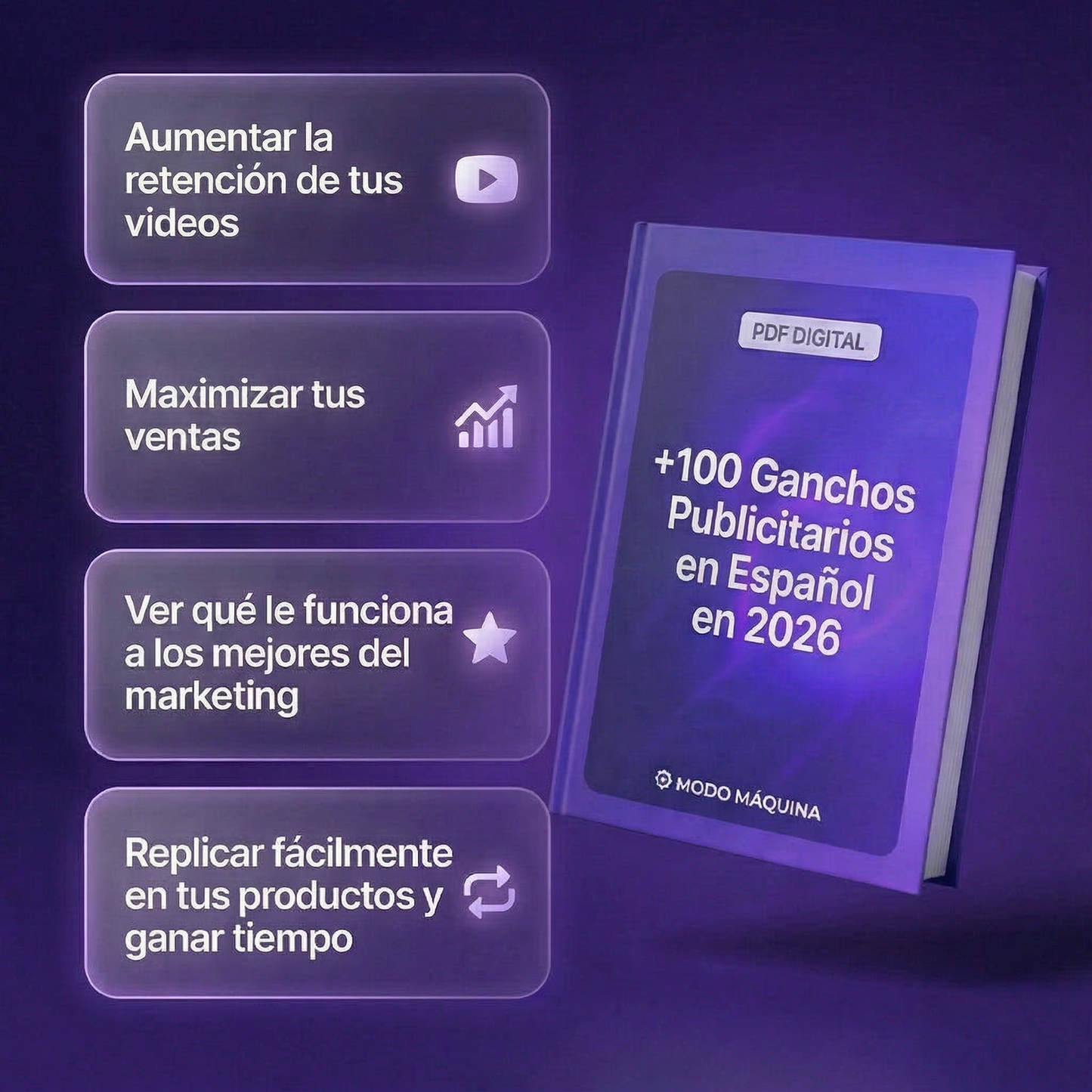 +100 Ganchos Publicitarios probados en Español (2026)